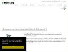 Tablet Screenshot of de.e-stories.org