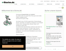 Tablet Screenshot of e-stories.de